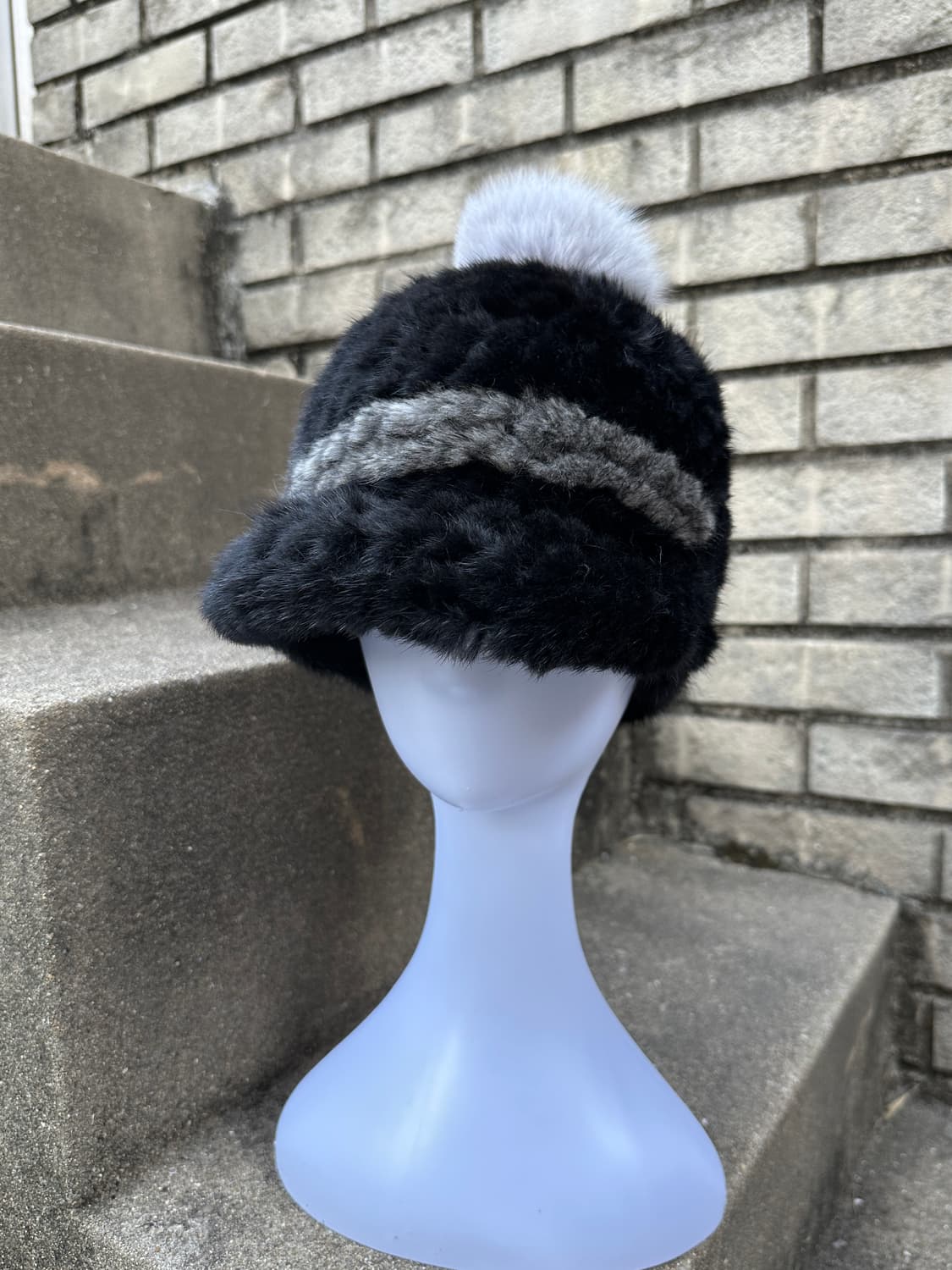Fur knit cap 상품이미지2