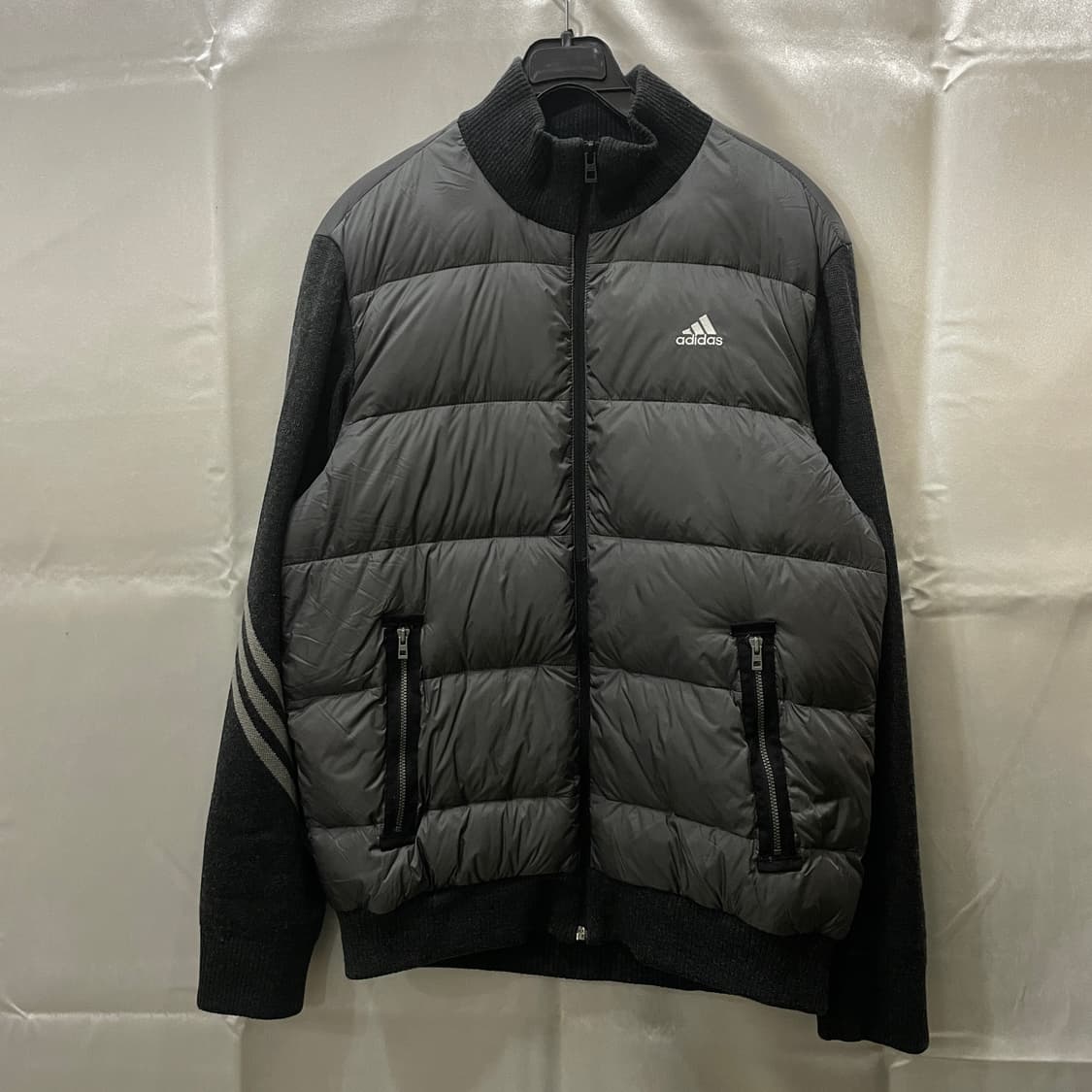 아디다스 조끼 패딩 니트 집업 상품이미지2