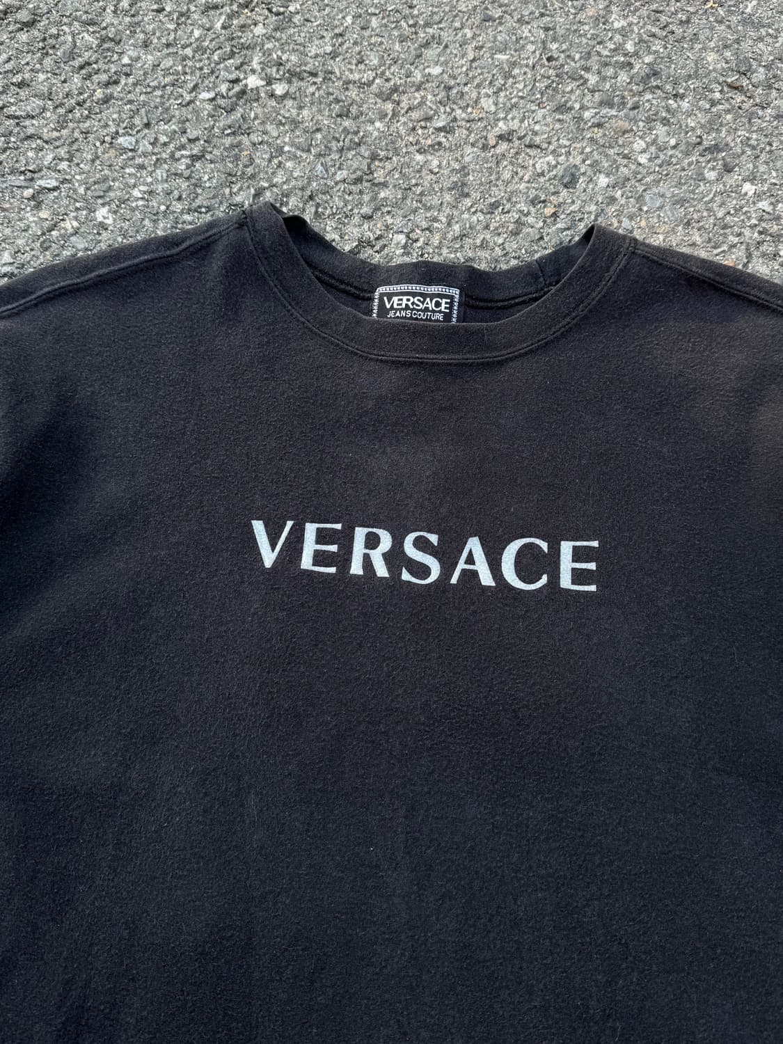 90s 베르사체 스펠아웃 반팔티셔츠  상품이미지2