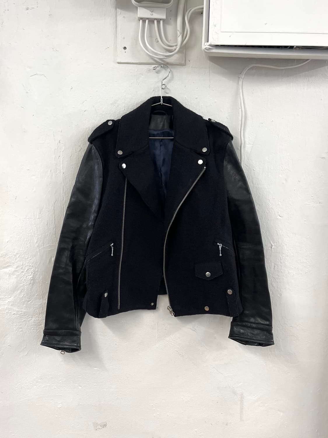 아크네 스튜디오 2013AW 암레더 울 라이더 자켓 상품이미지1