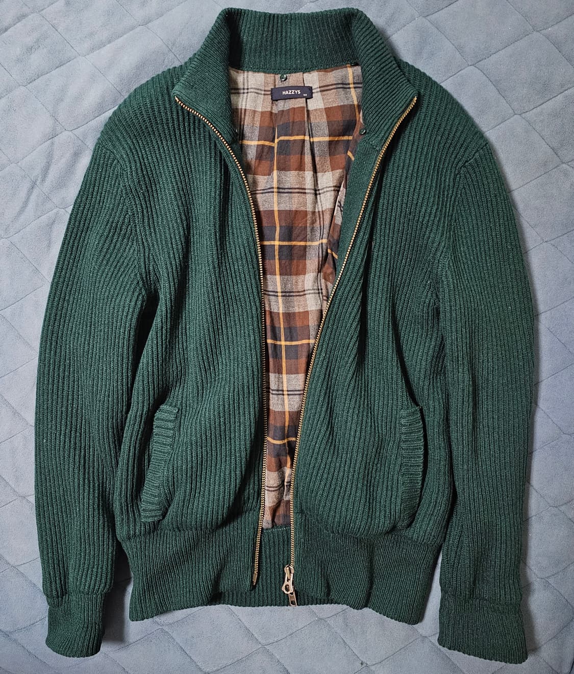 헤지스 니트 집업 상품이미지2