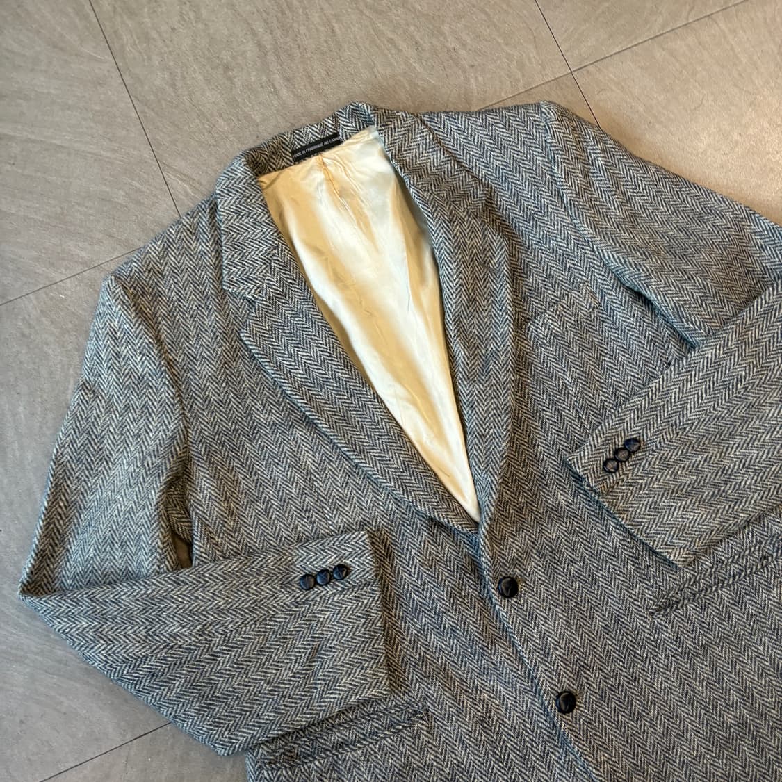 빈티지 해리스트위드 울 자켓 상품이미지2