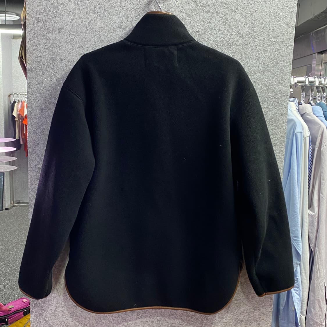 세터 스몰로고 플리스 투웨이 집업 b3380 상품이미지4