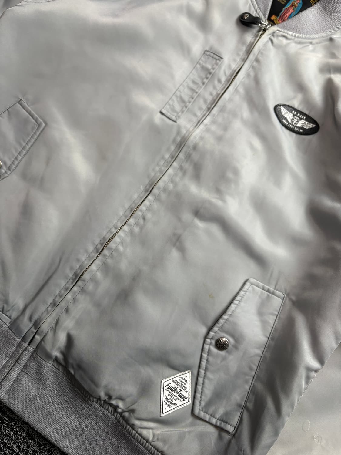 세인트페인 SP BARCO HT 실버 MA-1 실버 블루종 2733 상품이미지5