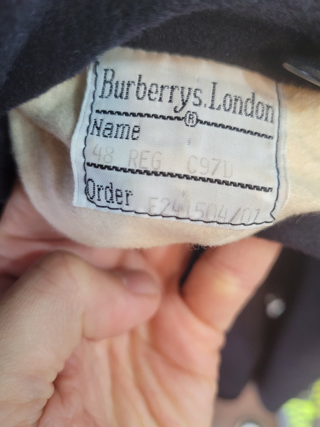 Burberrys 버버리 캐시미어 롱코트 48 REG 105 상품이미지4