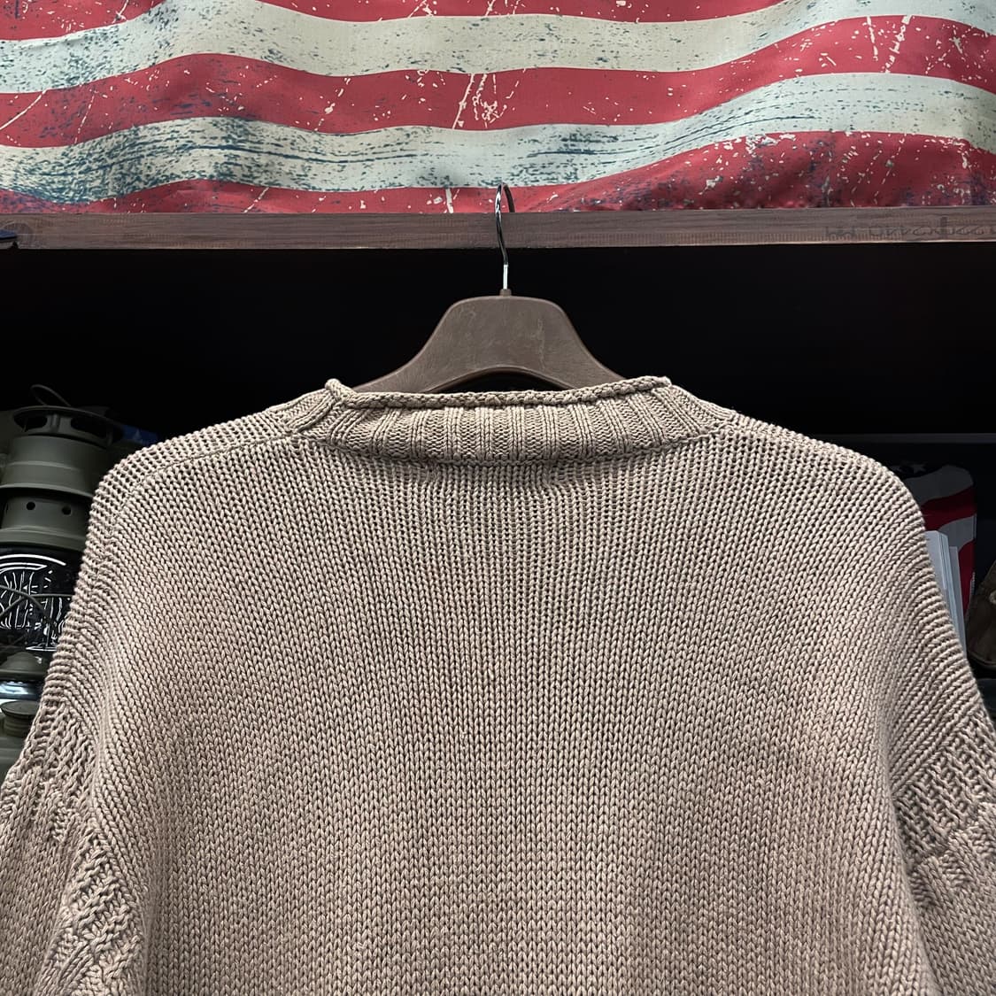 폴로 랄프로렌 스포츠 성조기 패턴 코튼 라운드넥 니트 스웨터 상품이미지4