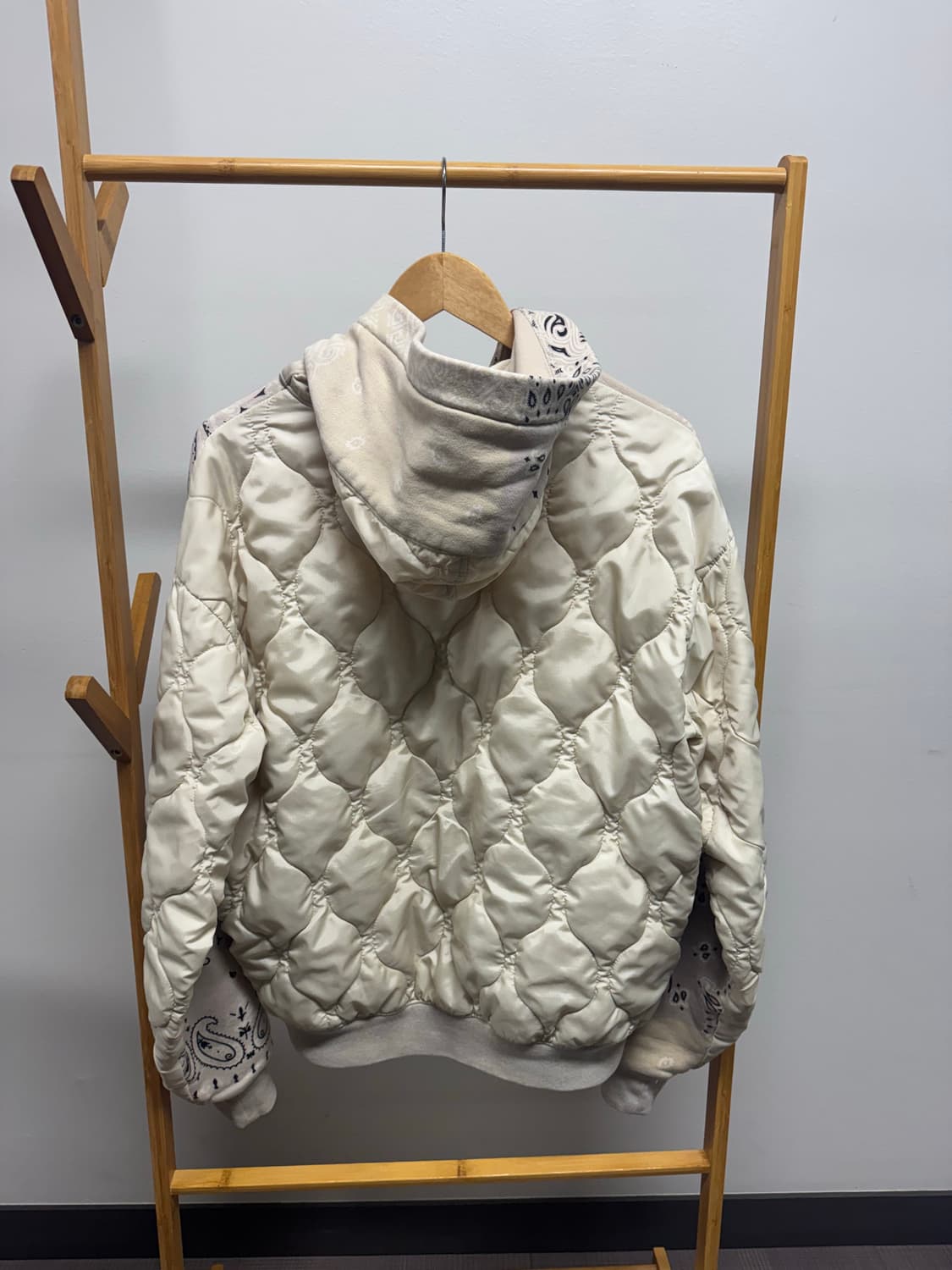 [4] 캐피탈 플리스 반다나 비부악 후드 블루종 키나리 상품이미지4