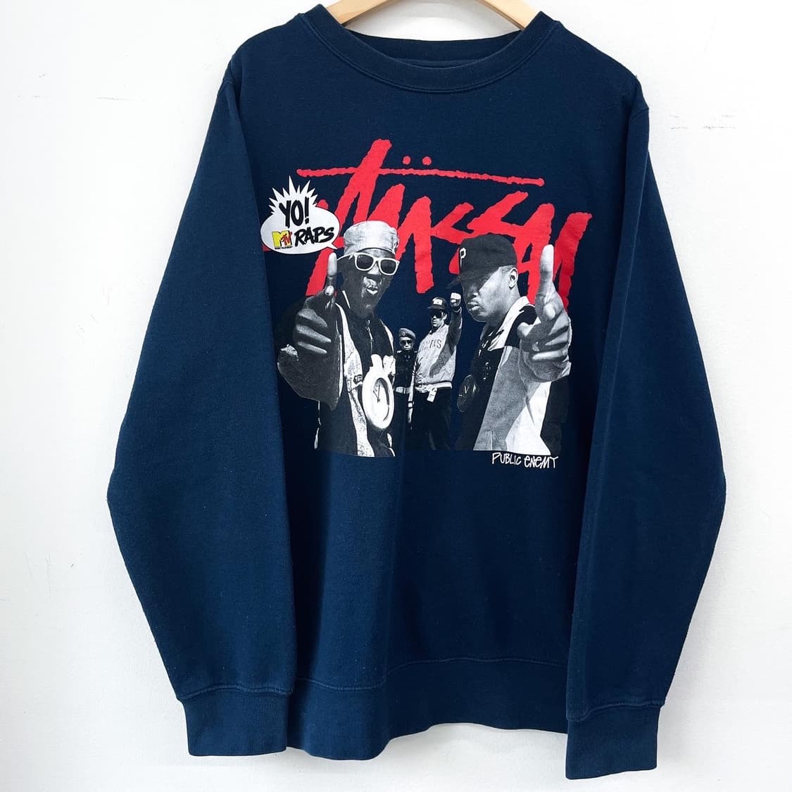 스투시 x Yo! MTV Raps 크루넥 맨투맨 상품이미지3