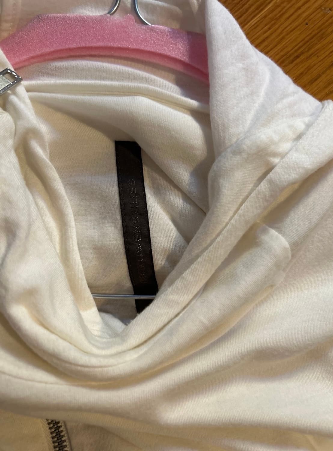 릭오웬스 후드 집업 스웨트 셔츠 40 상품이미지3