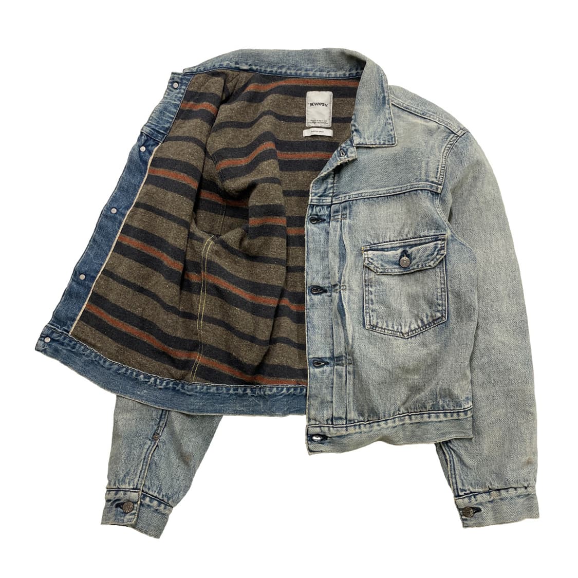바우와우 블랭킷 라이너 데님 자켓 L 상품이미지3