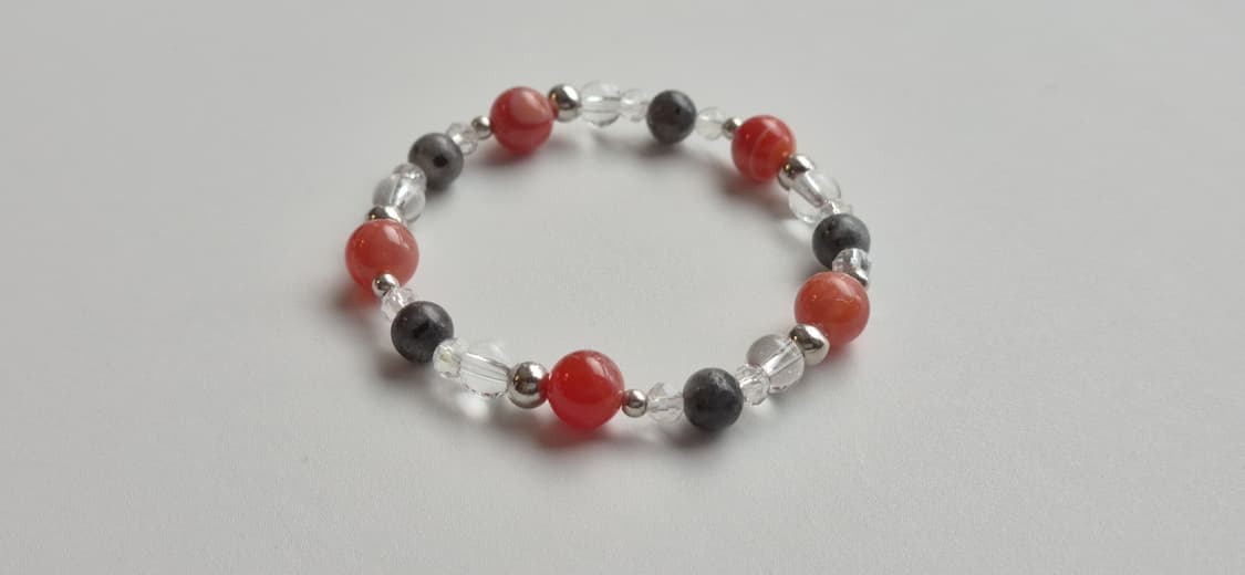 천연원석 팔찌 핸드메이드 래브라도라이트 칼세도니아 크리스탈  상품이미지4