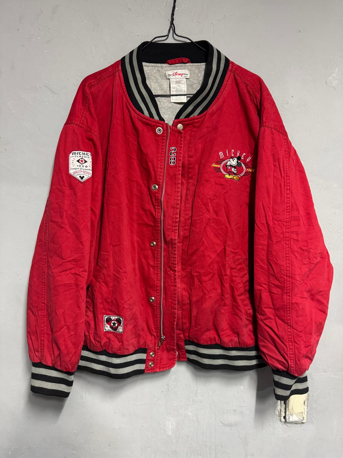 디즈니 미키마우스 바시티 자켓 L 상품이미지1