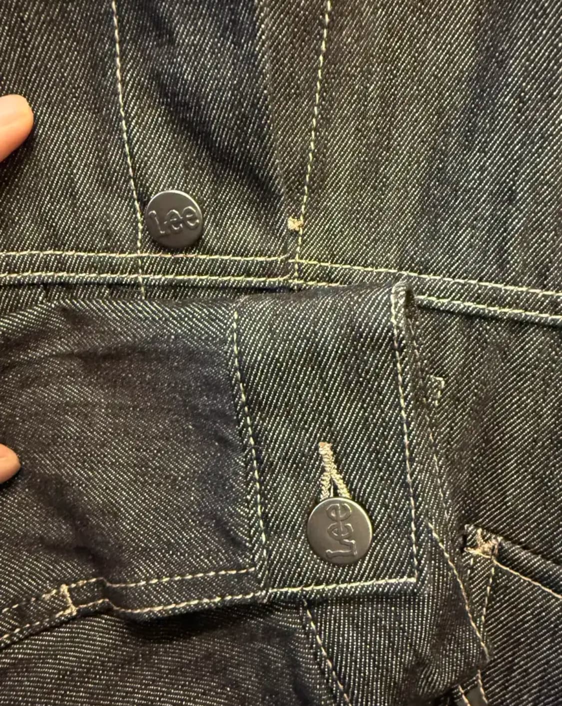 리(LEE) 코듀라 콘밀 데님 자켓(청 L, 흑청 XL) 상품이미지5