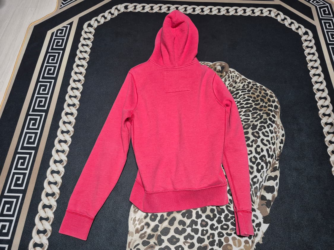 00's 아베크롬비앤피치 순록 핑크 후드집업 상품이미지5