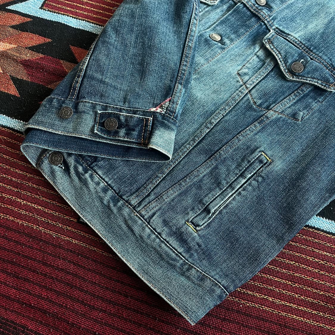 데님엔서플라이 치마요 데님 베스트 자켓 Denim & Supply 상품이미지3