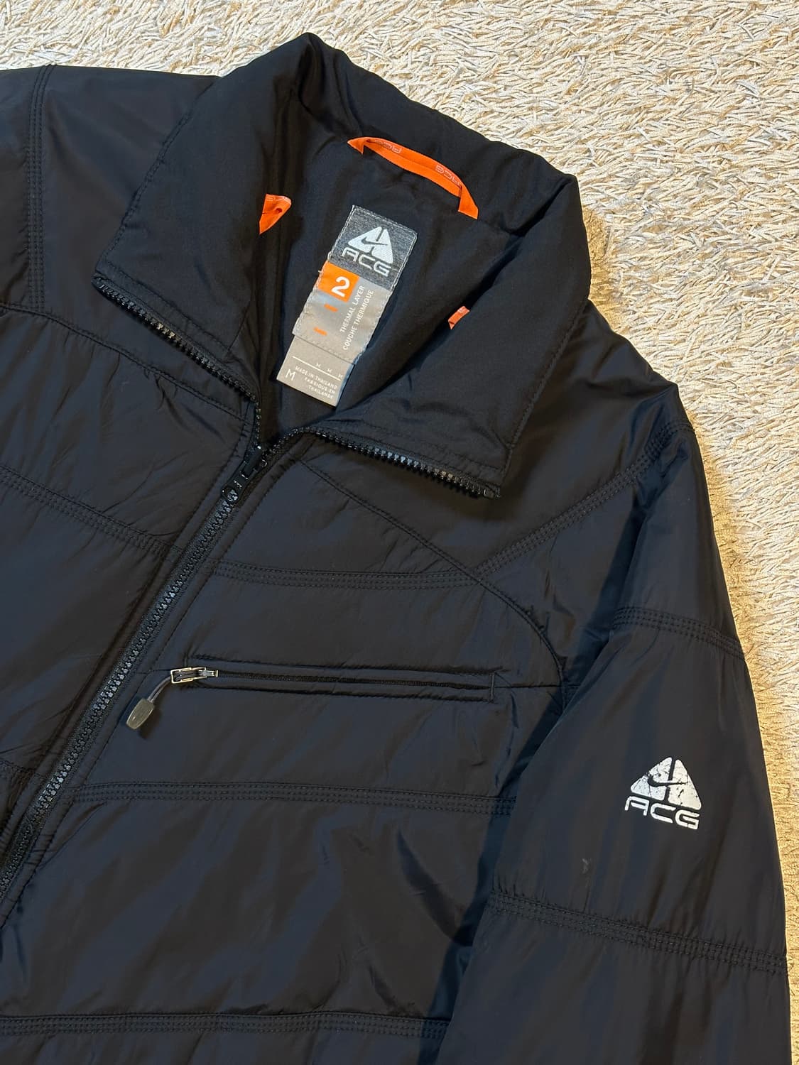 희귀) 00's 나이키 ACG 올드스쿨 경량패딩 자켓 블랙 상품이미지2