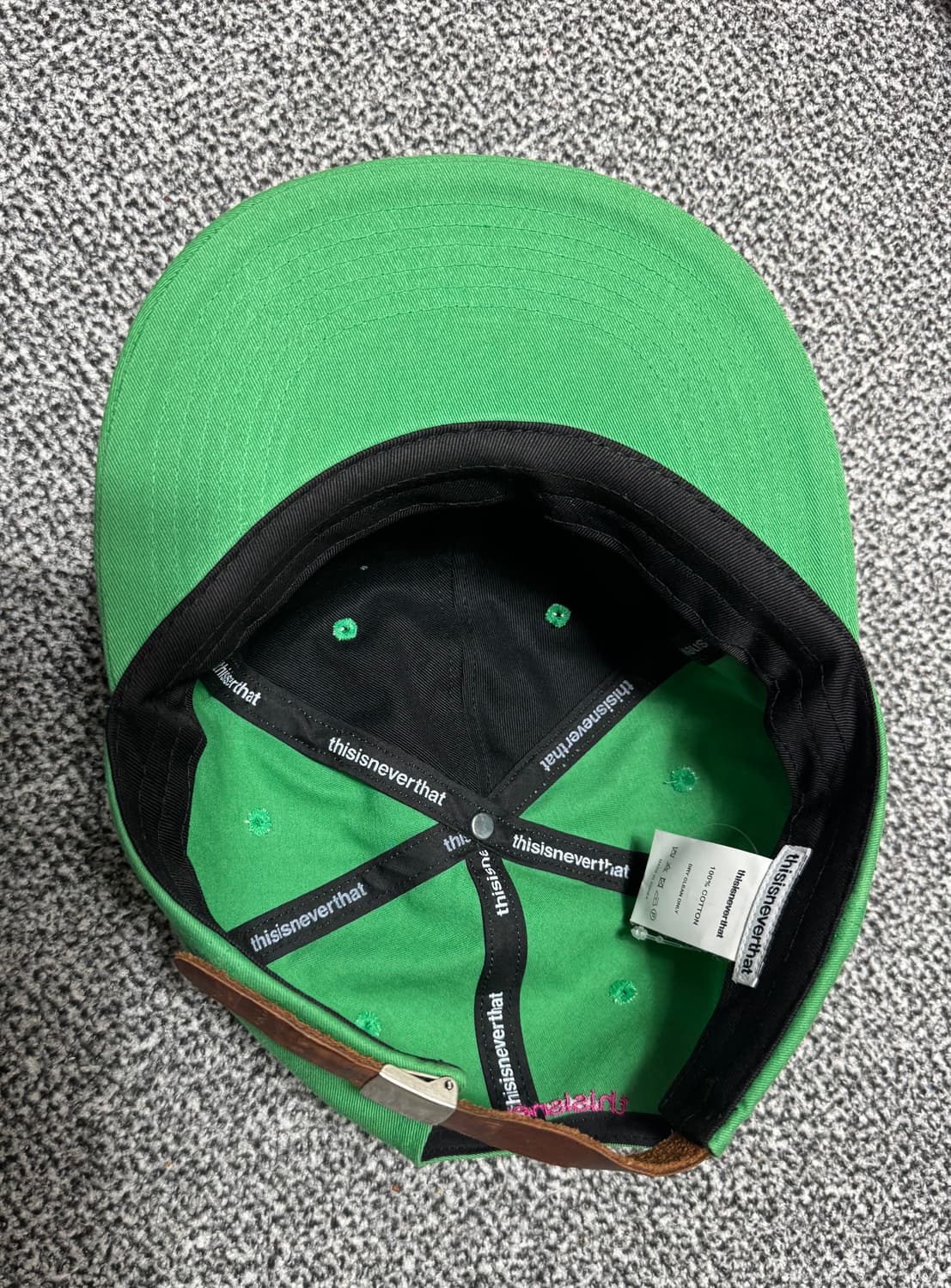 Thisisneverthat 디네뎃 자수 캡 볼캡  상품이미지6