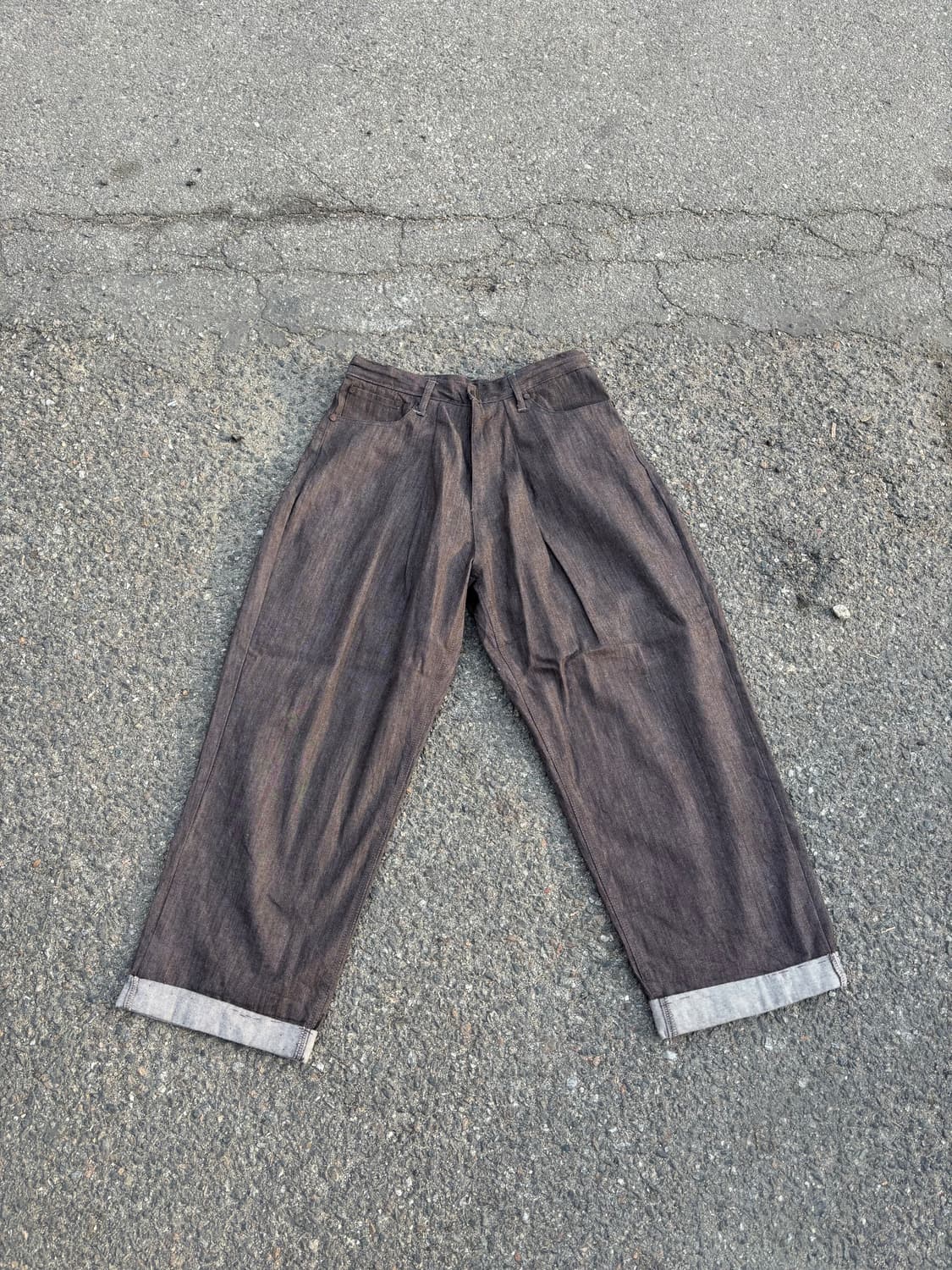 90‘s 롤업 디테일 힙합팬츠 상품이미지5