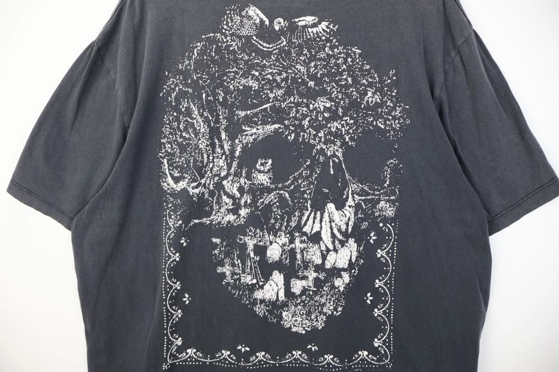 ALLSAINTS  스컬 차콜 반팔 상품이미지7