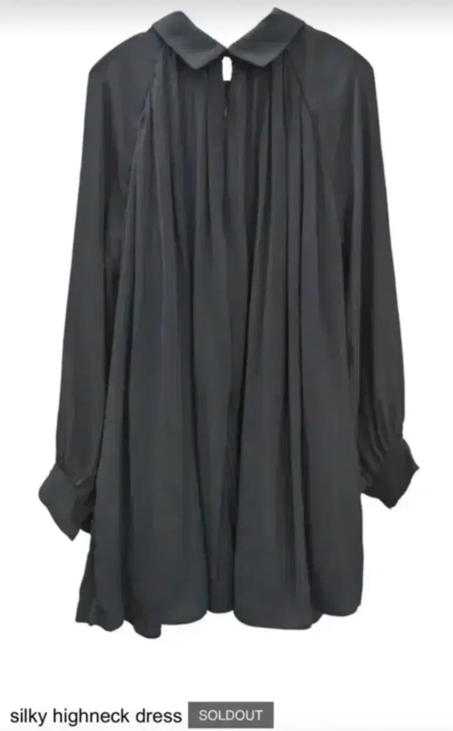 에옹쓰 silky highneck dress 상품이미지1