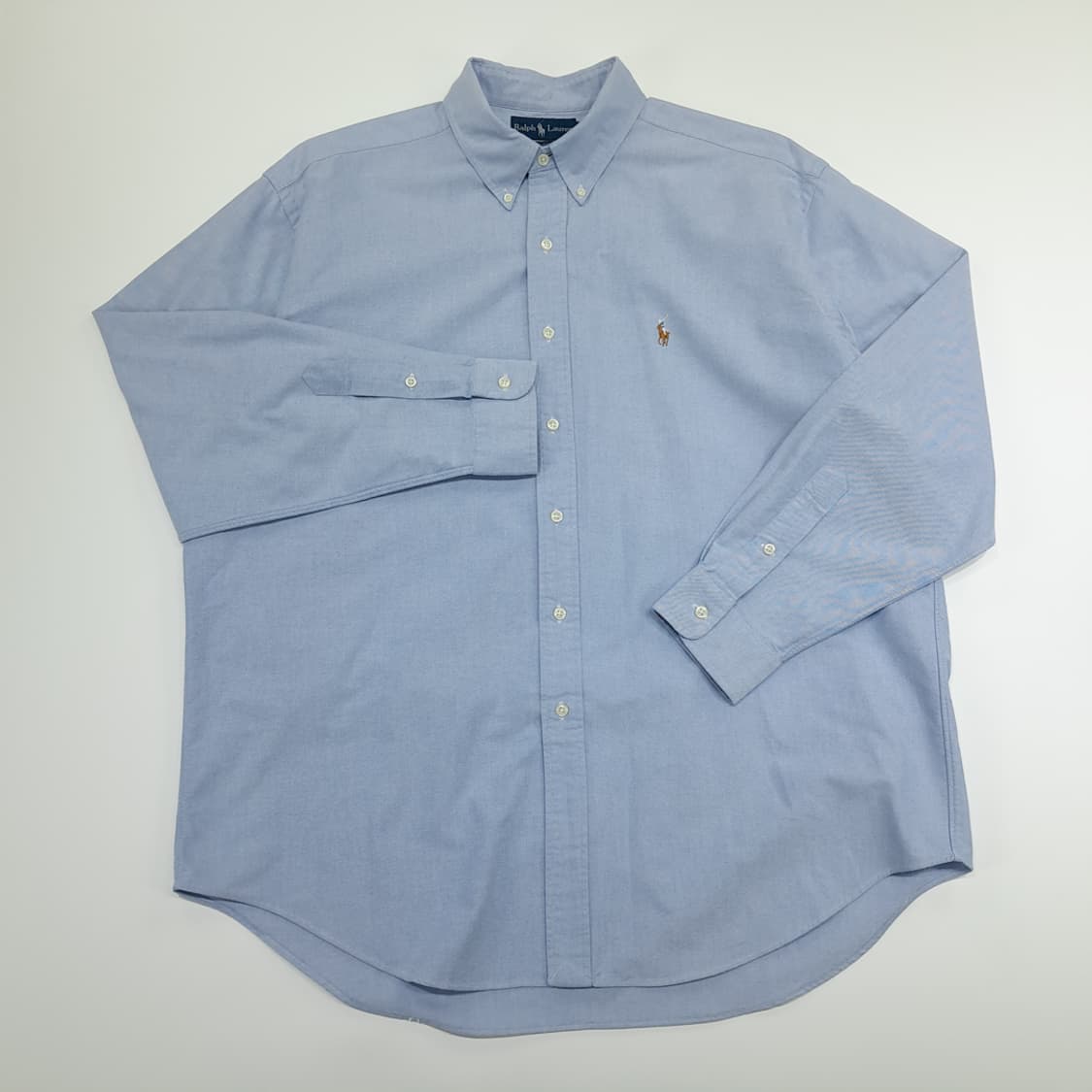 CN918 XL 폴로 랄프로렌 클래식블루 긴팔 셔츠 남방 상품이미지2