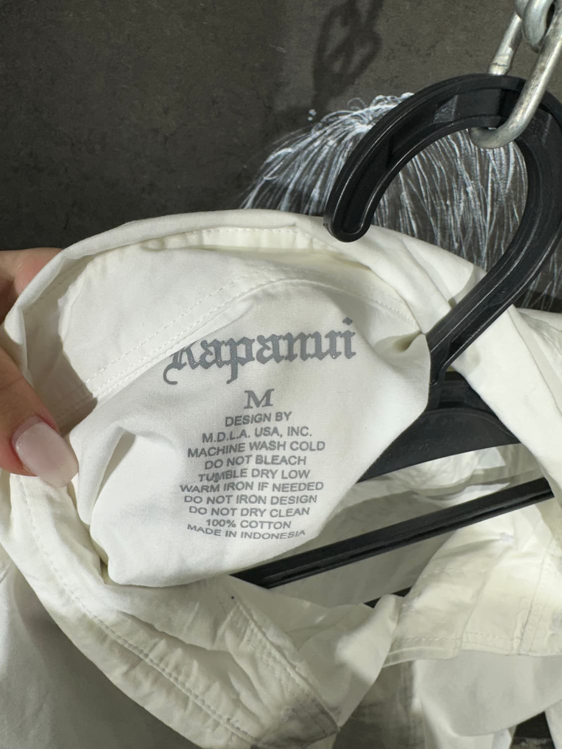 JPN Prepotente 화이트 고딕 자수 셔츠 자켓 M 상품이미지8