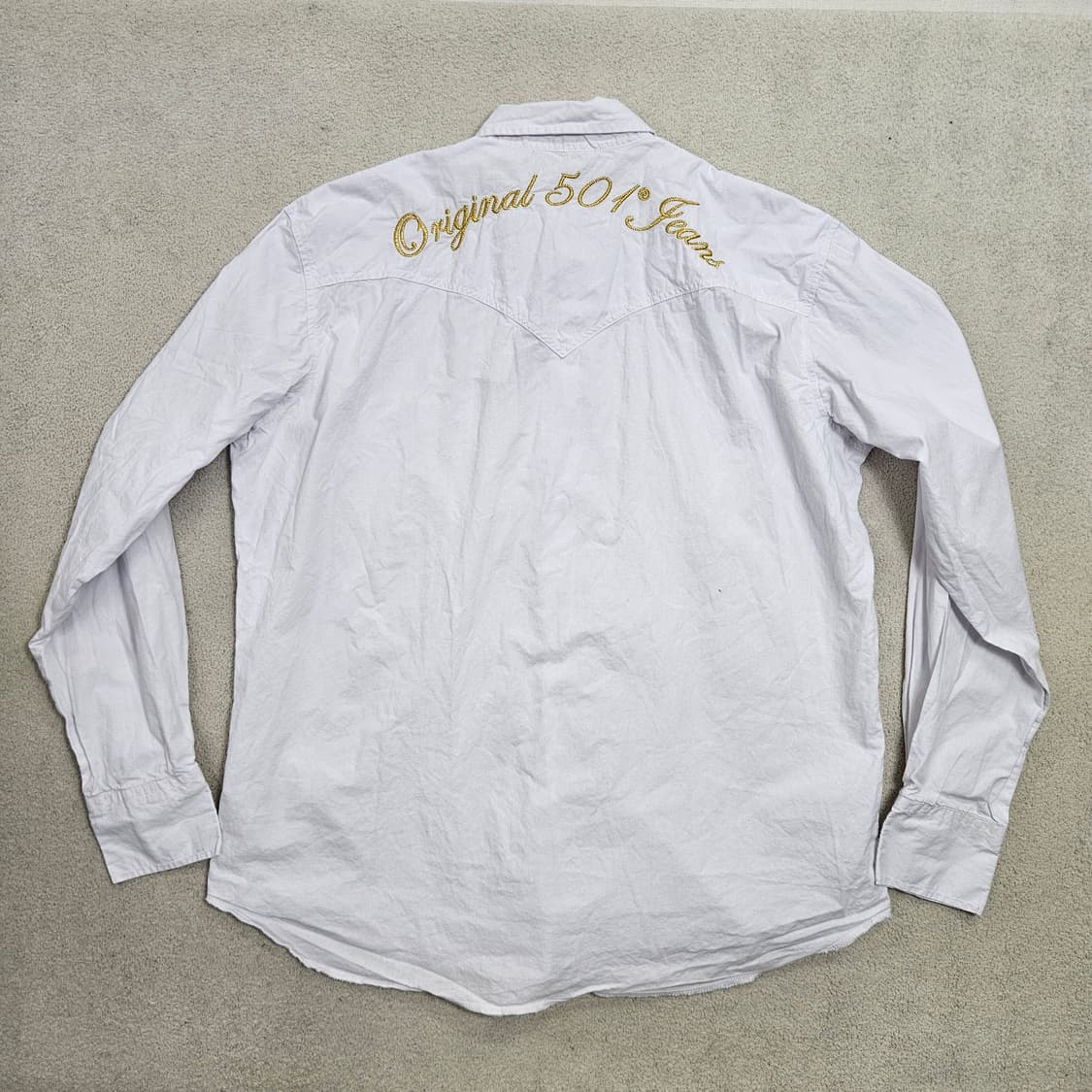 리바이스 웨스턴 셔츠 XL 화이트 새상품 상품이미지2