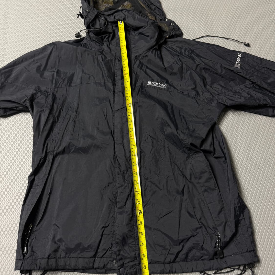 블랙야크 X-Peak 검정색 바람막이 105 xl 상품이미지3