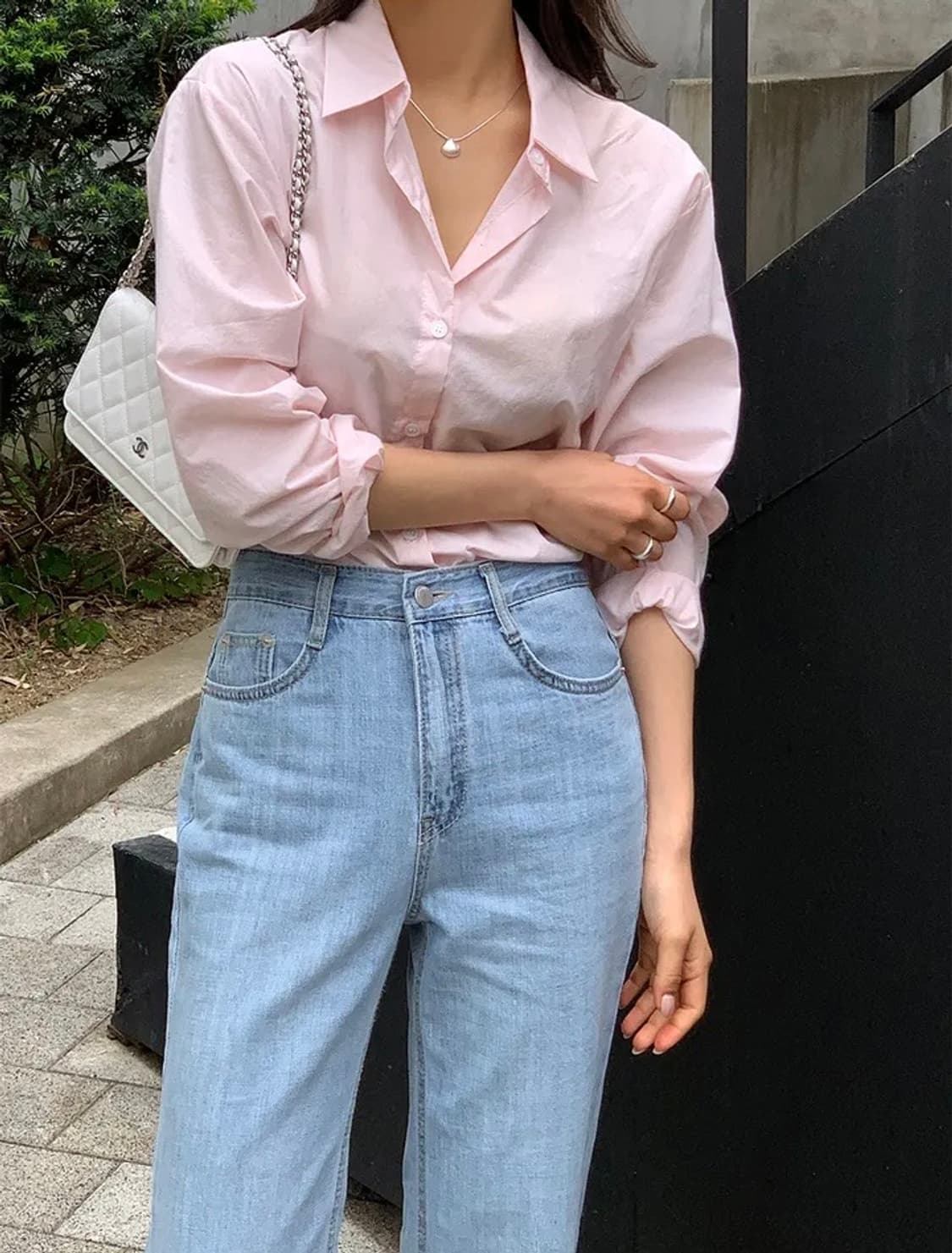 라이크유 티롭 트임 연청일자팬츠m 상품이미지5