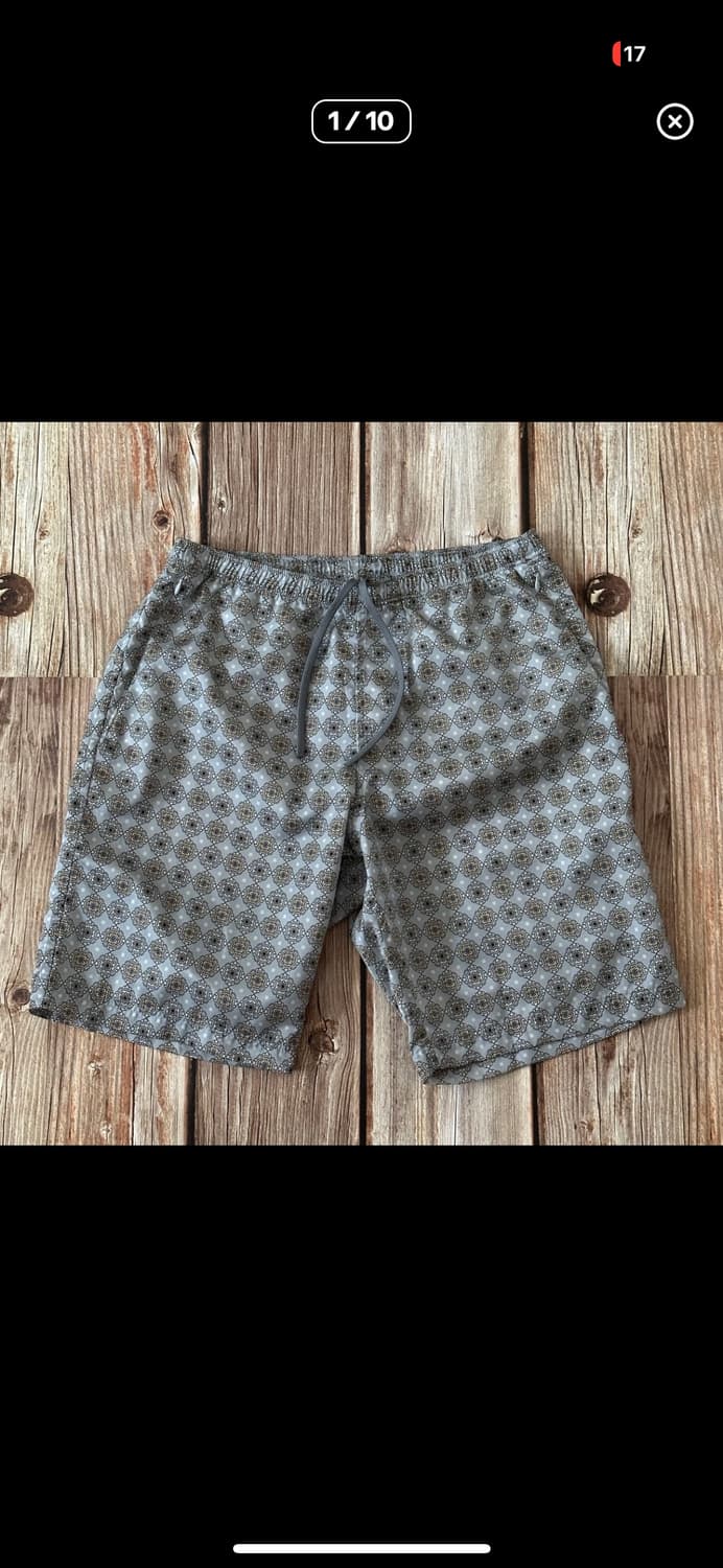 Needles 니들스 페이즐리 나일론 웜업 쇼츠 S 사 이즈  상품이미지1