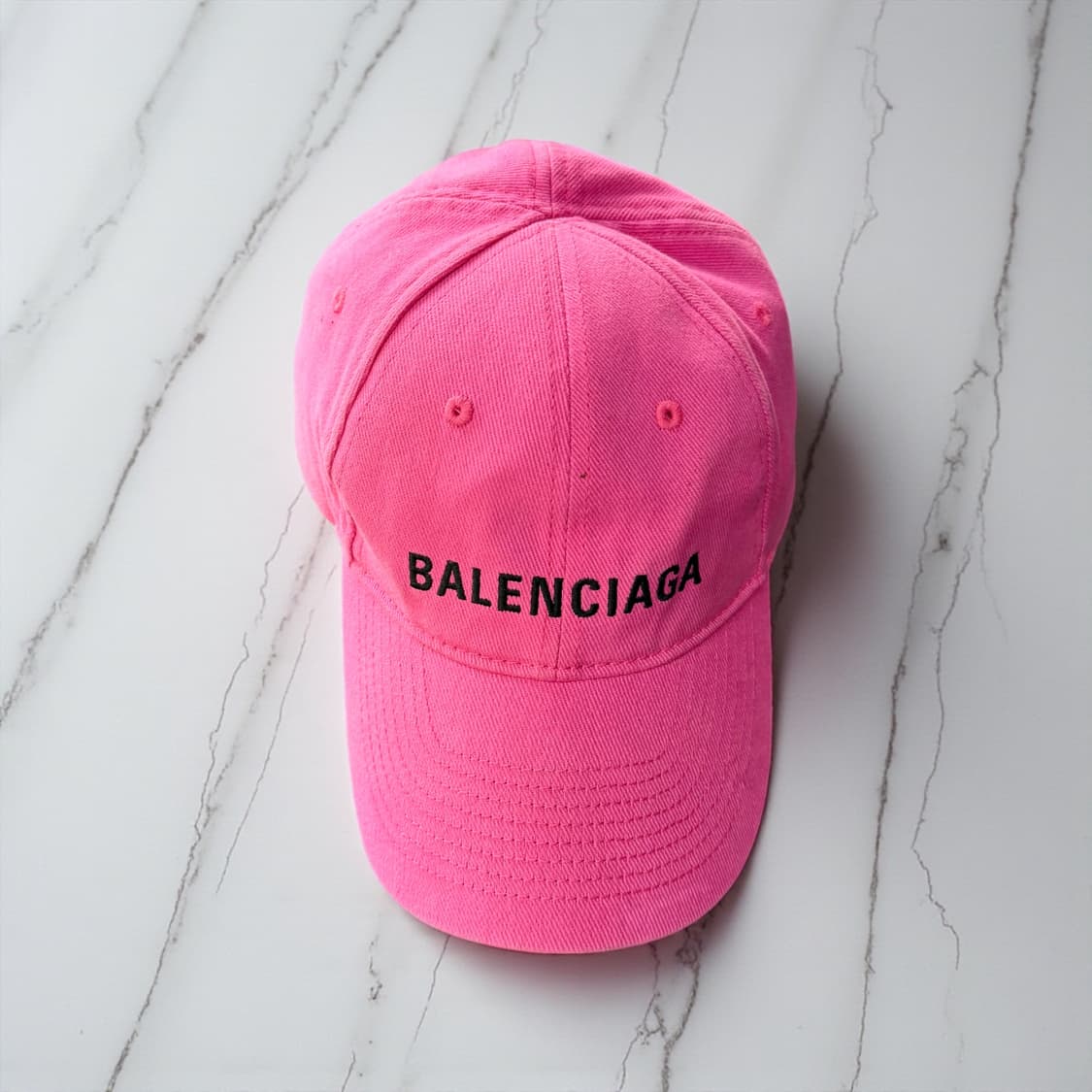 L(58)/ 발렌시아가 로고 엠브로이더리 베이스볼 캡 상품이미지2