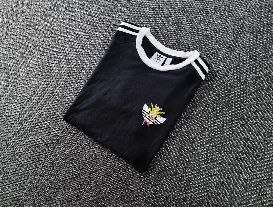 아디다스 파이어버드 반팔티셔츠 블랙 링거티 Adidas 상품이미지4