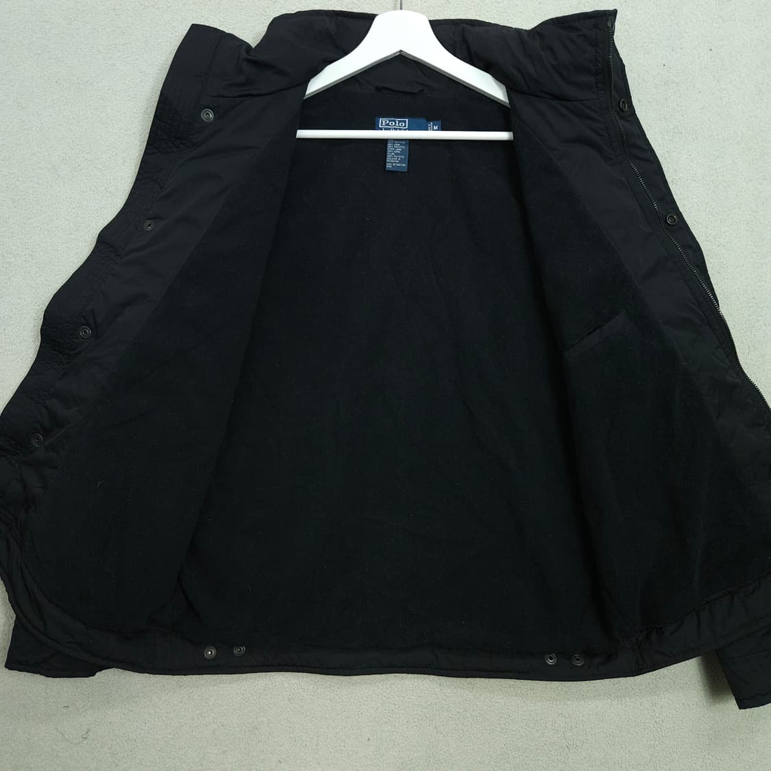 폴로 랄프 로렌 폴리쉘 페리 자켓 M 블랙 상품이미지4