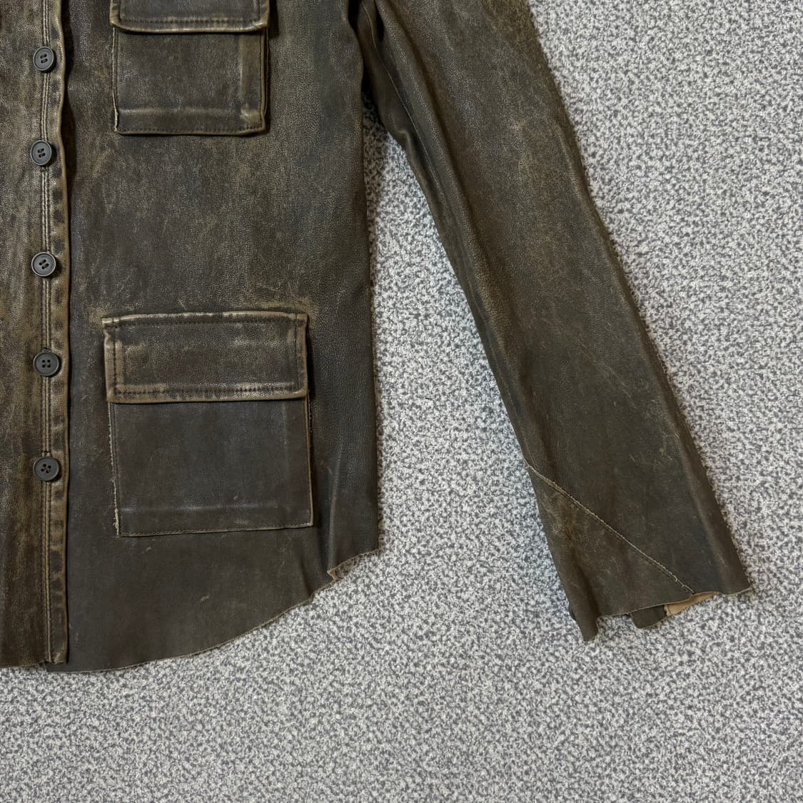 Rag and bone 랙앤본 램스킨 레더 자켓 상품이미지5