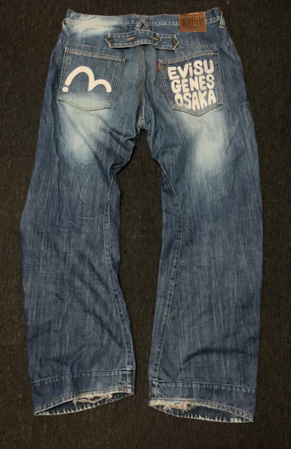 Evisu 에비수 오사카 신치백 엔지니어드 데님 팬츠 상품이미지2