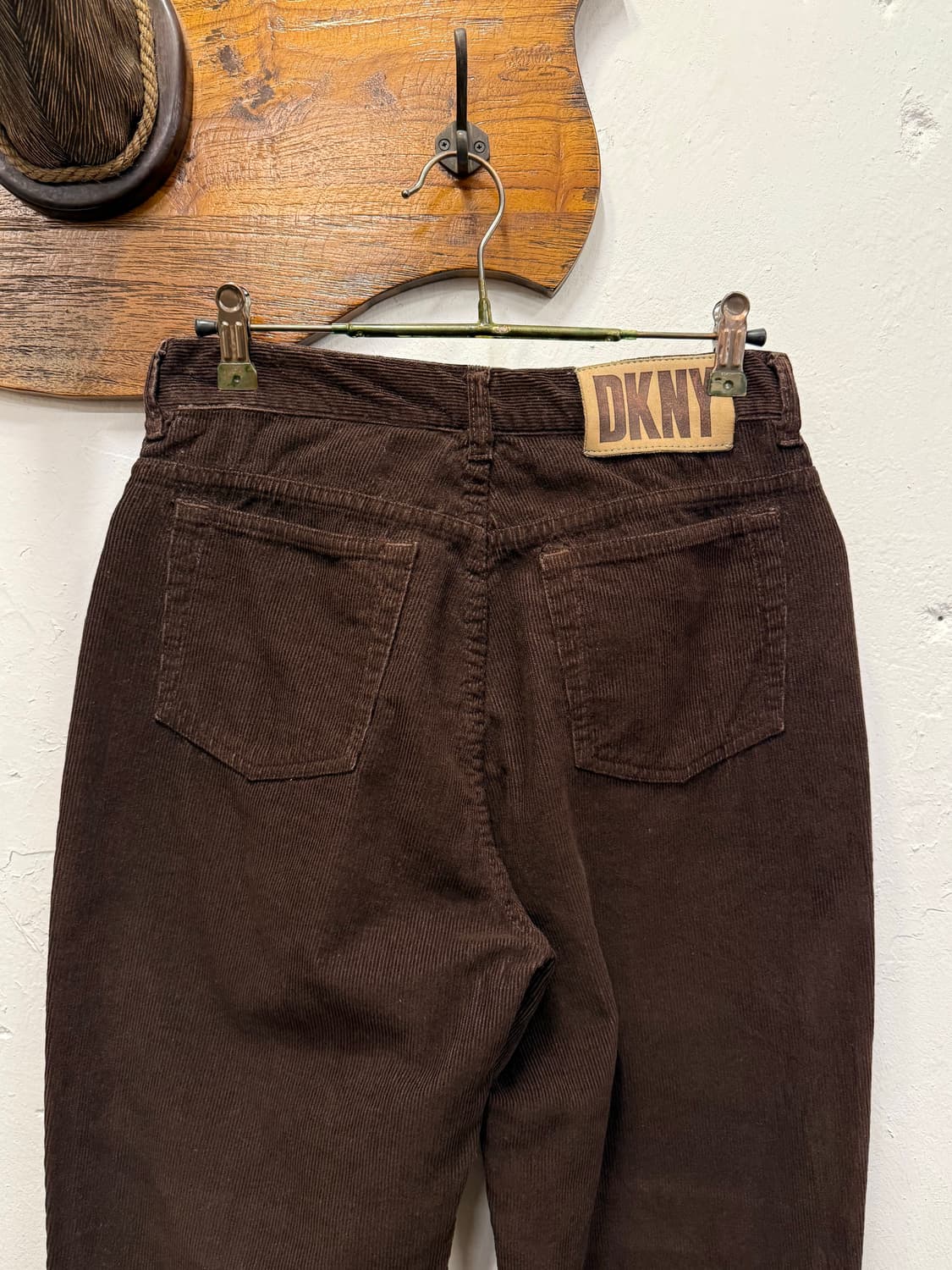 26.5) DKNY Dark Brown Corduroy Pants 상품이미지2