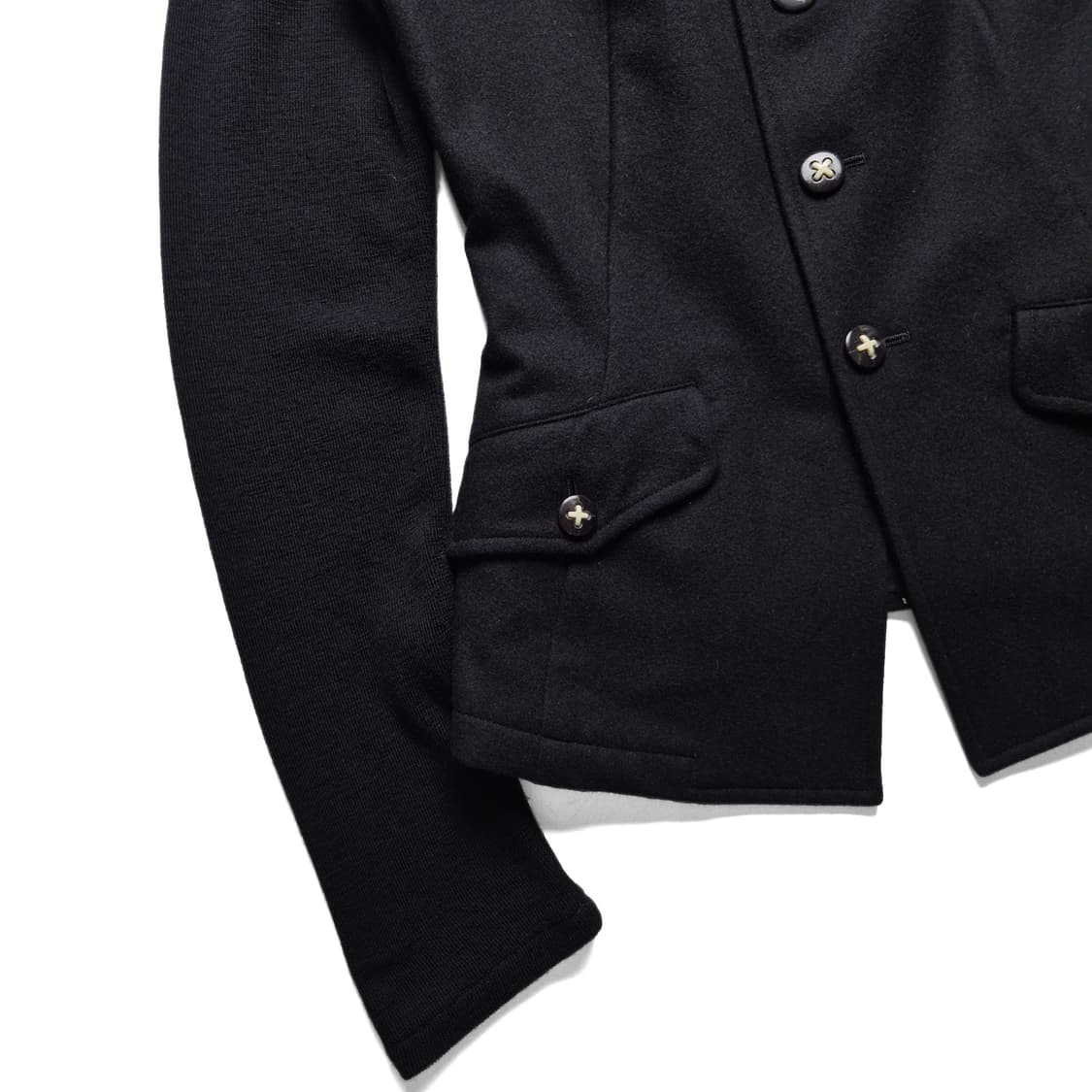 [1] 요지야마모토 와이즈 레더카라 울자켓 상품이미지4