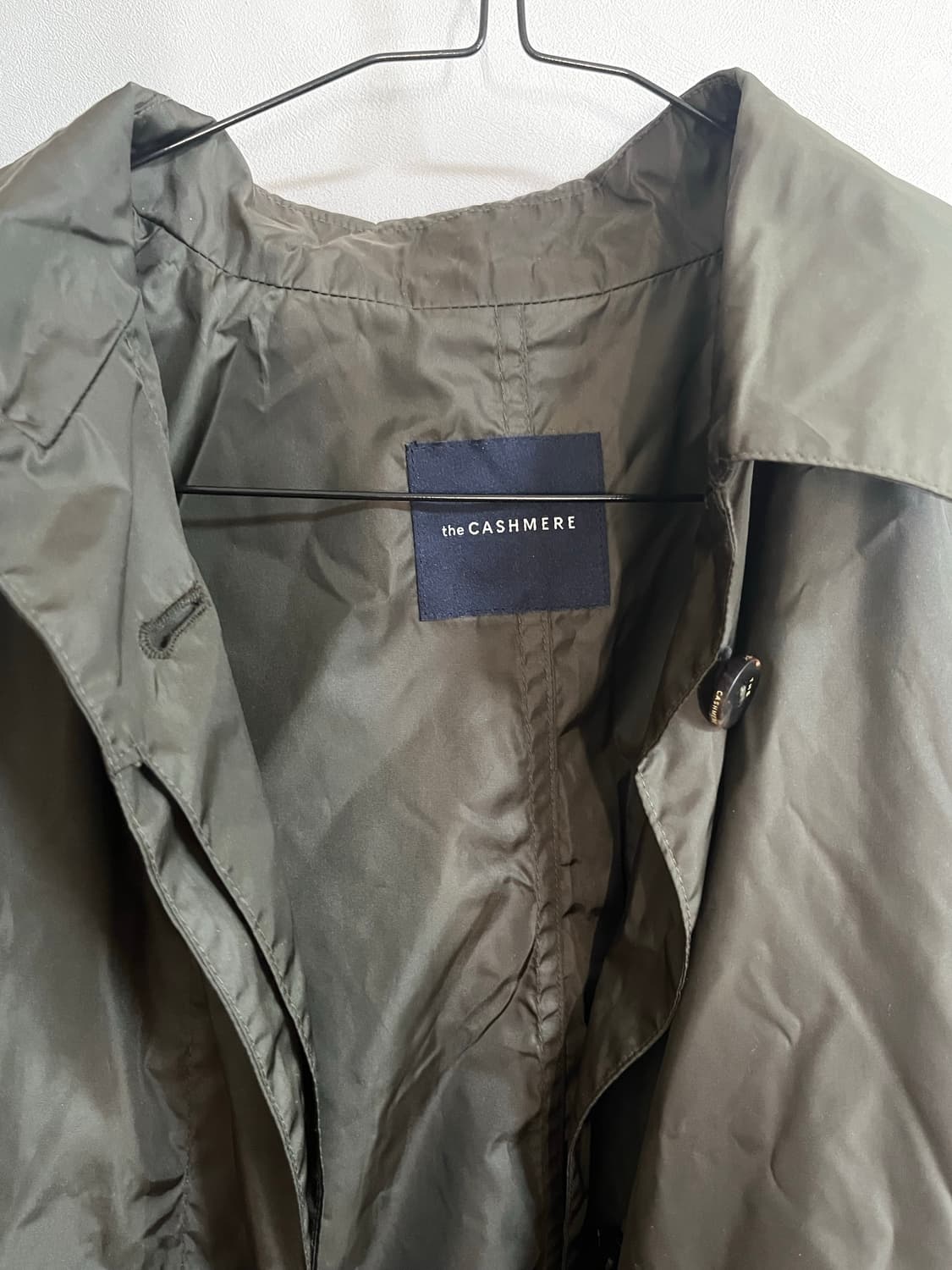 The cashmere 더 캐시미어 한섬 나일론 롱자켓 상품이미지3