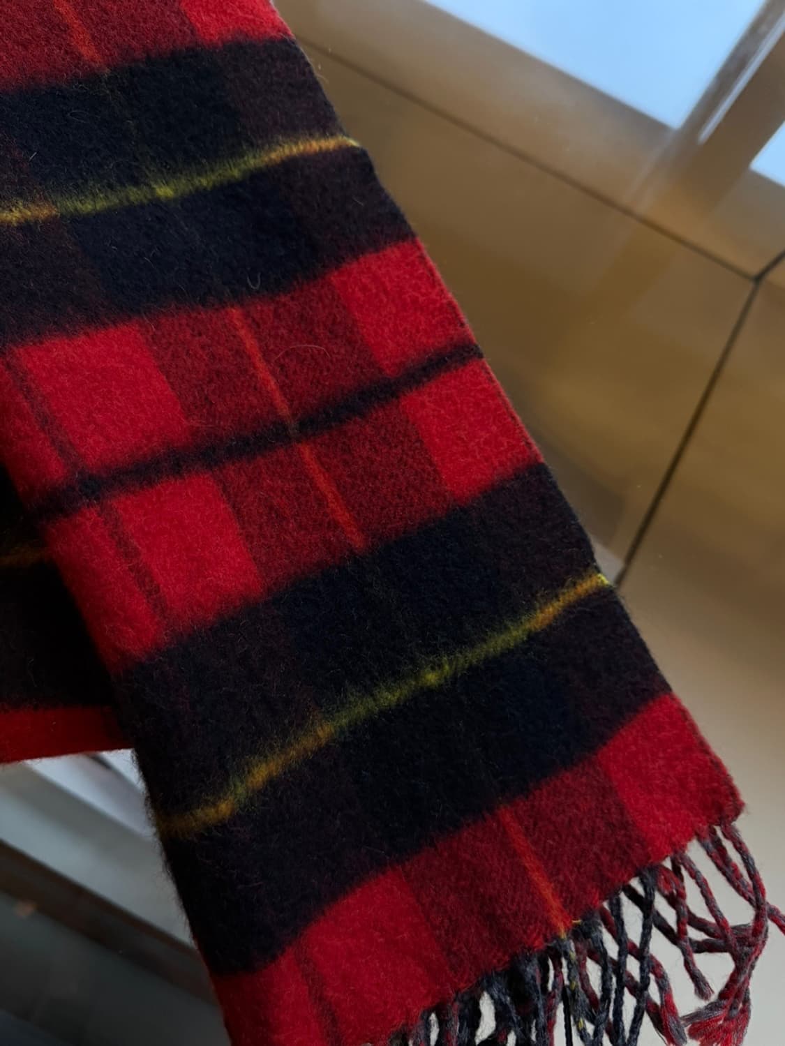 VTG 이태리 울 캐시미어 머플러 상품이미지4