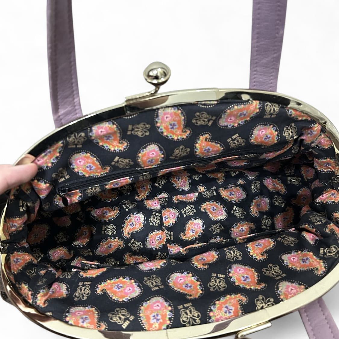 안나수이 퍼플 핸드백 상품이미지6