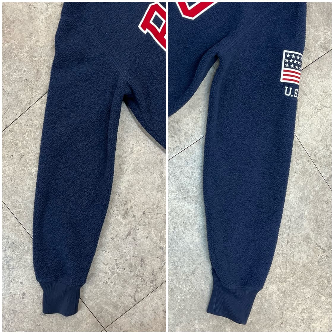 폴로 랄프로렌 플리스 후드티 네이비 S #csz2316 상품이미지7