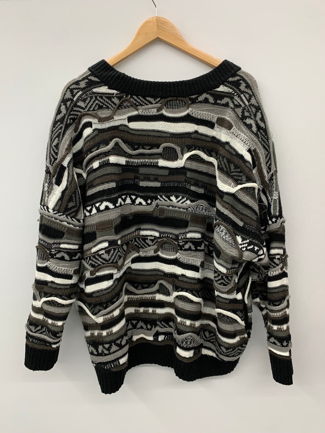 케이블 패턴 가디건 상품이미지4