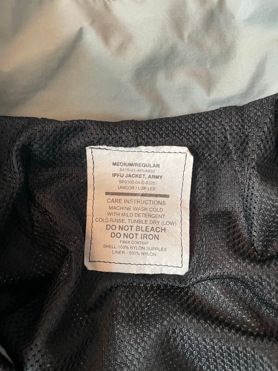 USARMY IPFU JAKCET 트레이닝 자켓 상품이미지3