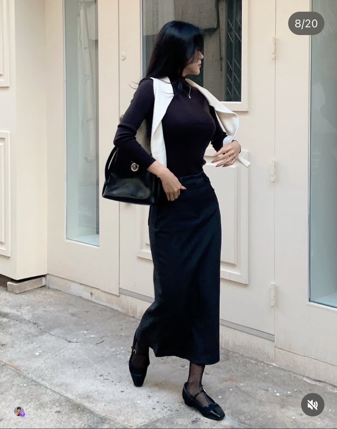 엉팀장 울100 슬림니트 차콜 상품이미지4