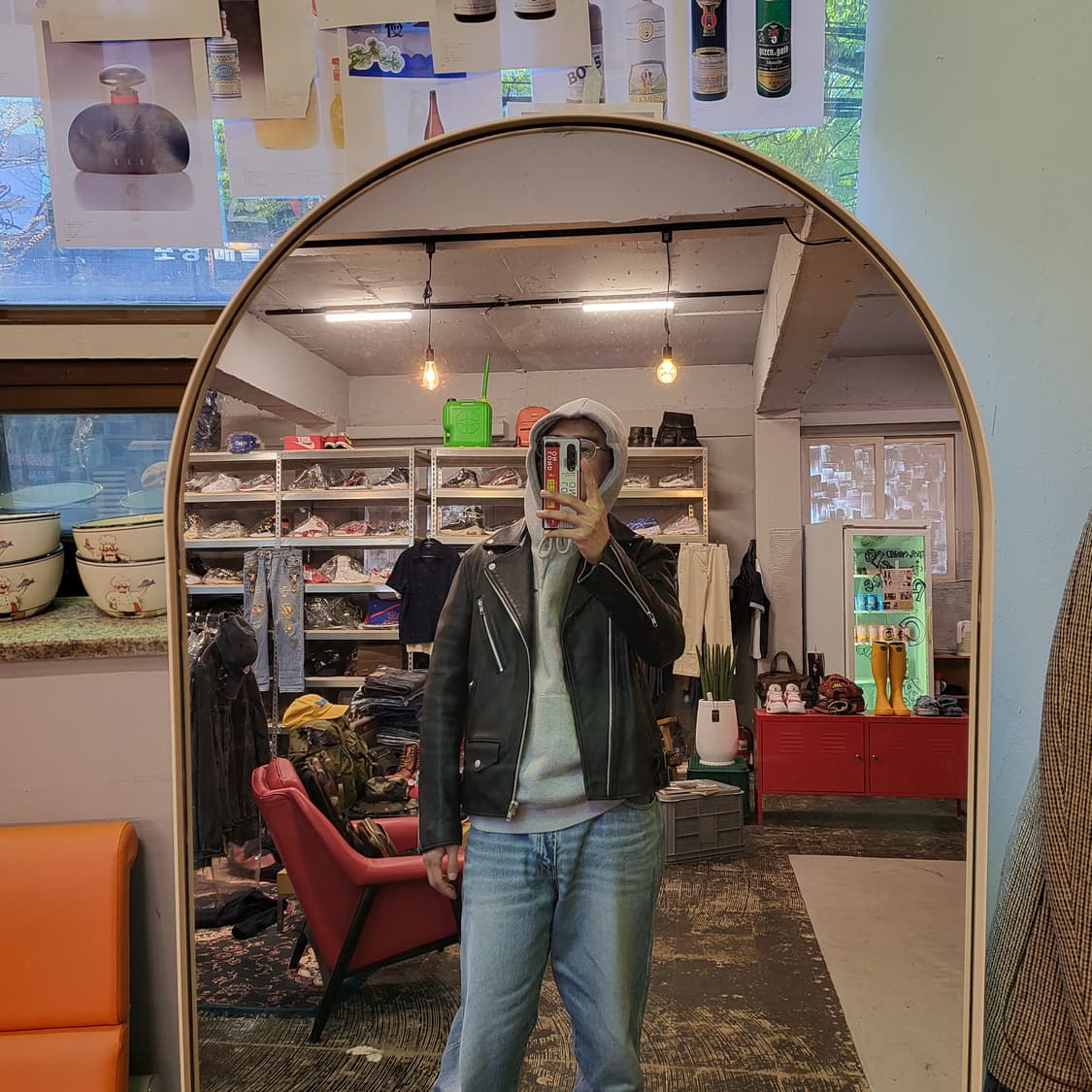 비바스튜디오 리얼 레더 자켓 (L) 상품이미지2