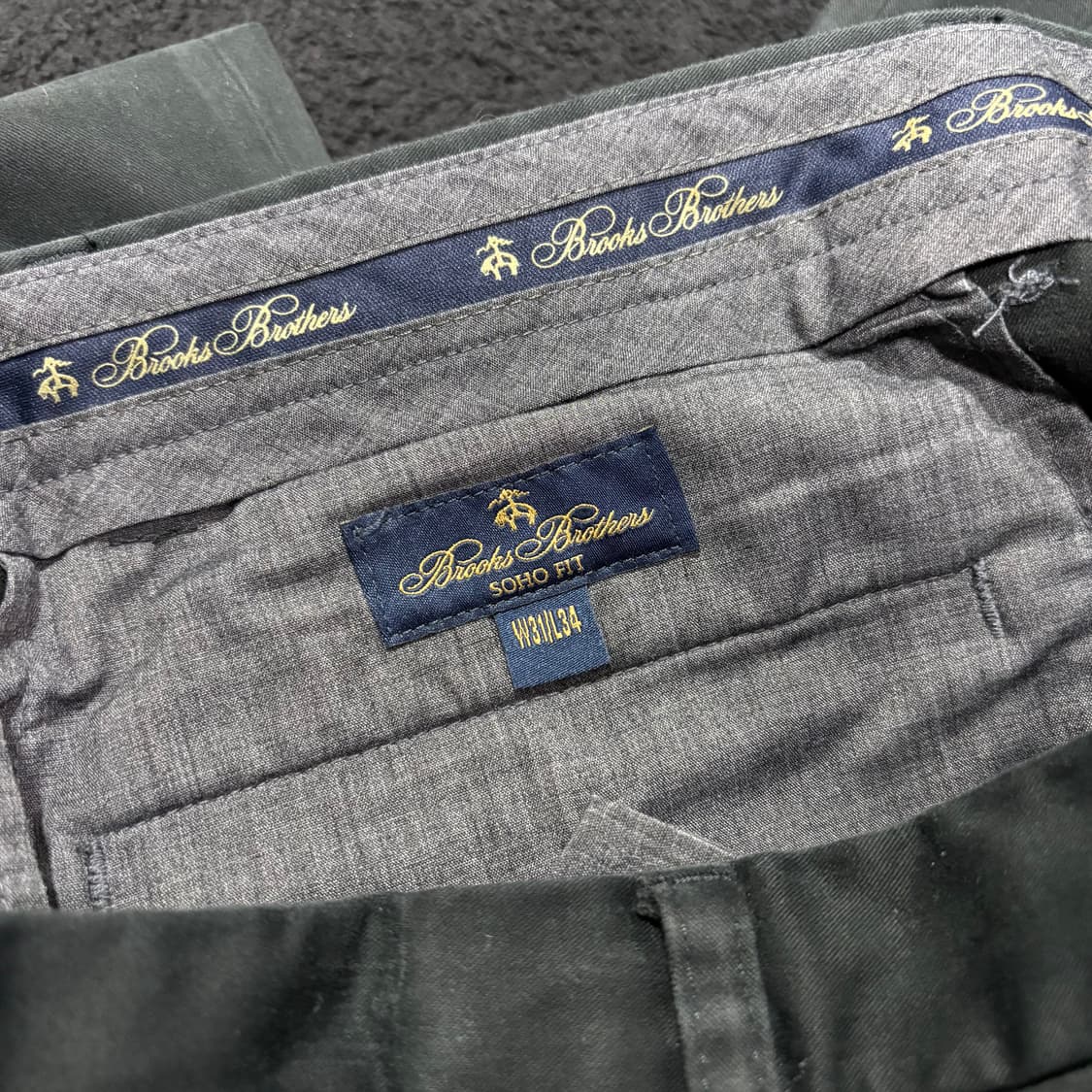 31 브룩스브라더스 블랙 치노팬츠 상품이미지3