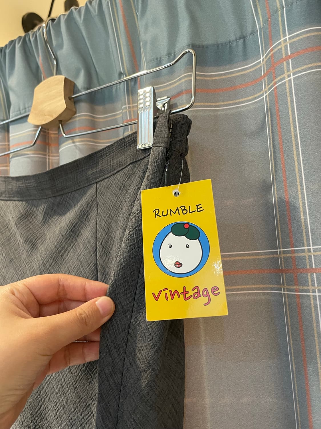 일본빈티지 밑단레이어 롱스커트 상품이미지2