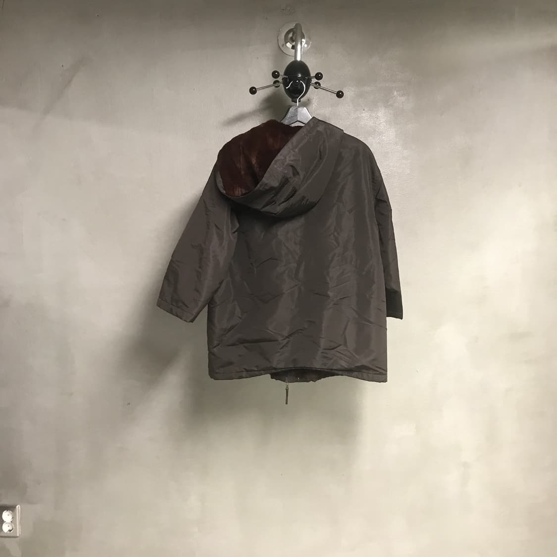 프라다 후드 퍼 자켓 브라운 -(W) 상품이미지6