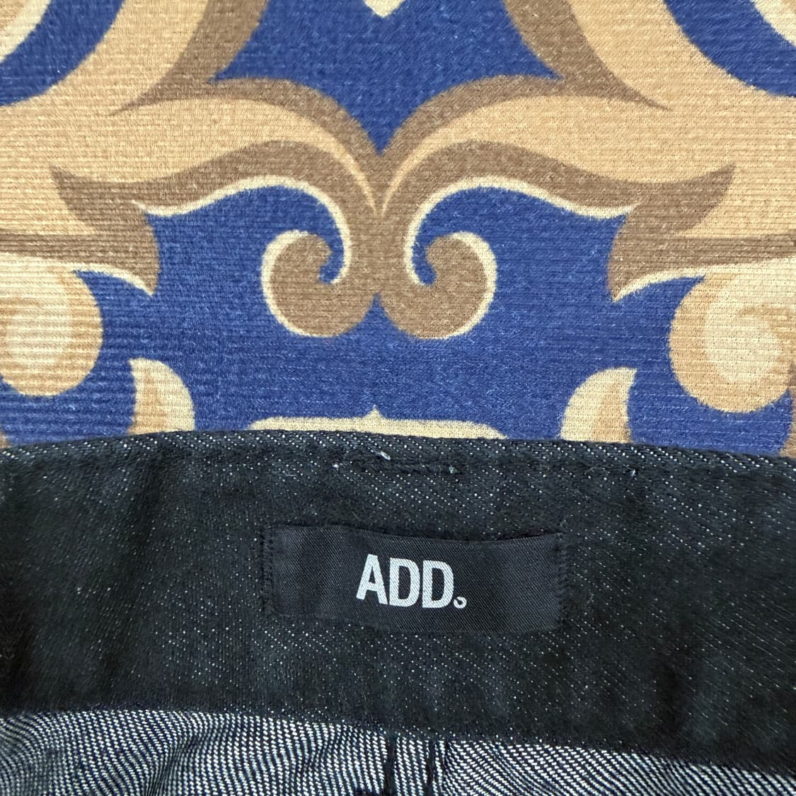 (M)애드 ADD 와이드 흑청데님팬츠 상품이미지4