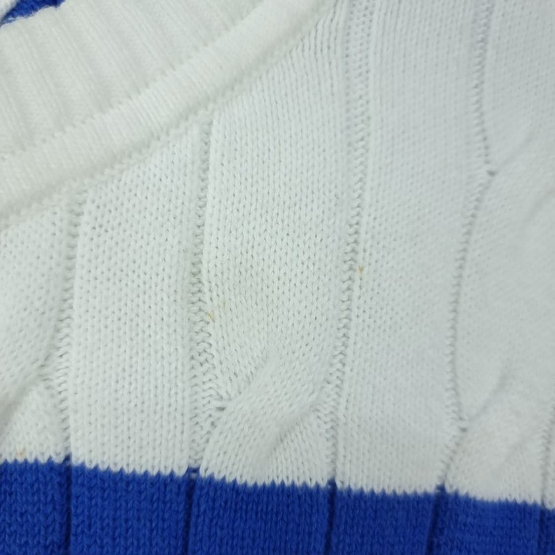 [타미힐피거] 스몰 로고 자수 스트라이프 니트 M19227 상품이미지9